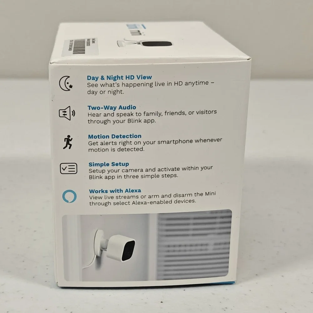 Blink Mini Indoor Plug-In Live HD Smart Security Camera (New in Box)